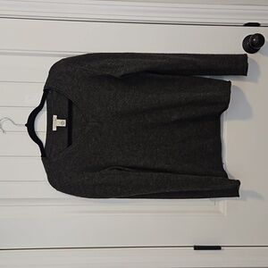 100% Cashmere Sweater in  Dark Gray Size M